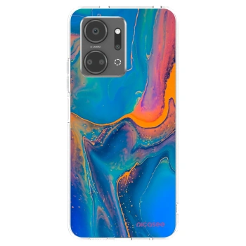 Picasee διαφανής θήκη σιλικόνης Honor X7a - Rainbow