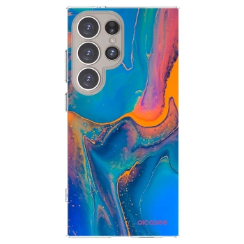 Picasee διαφανής θήκη σιλικόνης Samsung Galaxy S24 Ultra S928B 5G - Rainbow