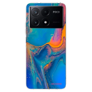 Picasee διαφανής θήκη σιλικόνης Xiaomi Poco X6 Pro - Rainbow