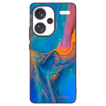 Picasee Μαύρη θήκη σιλικόνης για Xiaomi Redmi Note 13 Pro+ 5G - Rainbow