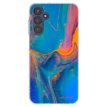 Picasee διαφανής θήκη σιλικόνης Samsung Galaxy A15 A155F 4G - Rainbow