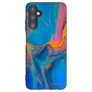 Picasee Μαύρη θήκη σιλικόνης για Samsung Galaxy A05s A057G - Rainbow