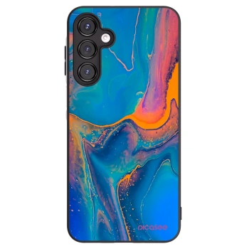Picasee Μαύρη θήκη σιλικόνης για Samsung Galaxy A16 5G - Rainbow