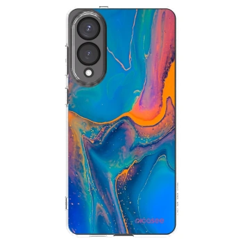 Picasee διαφανής θήκη σιλικόνης Samsung Galaxy S25 Edge 5G - Rainbow