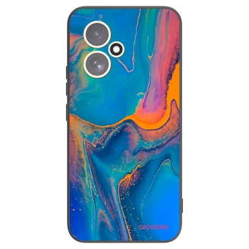 Picasee Μαύρη θήκη σιλικόνης για Honor 400 5G - Rainbow