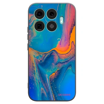 Picasee Μαύρη θήκη σιλικόνης για Xiaomi 17T - Rainbow