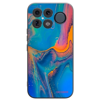 Picasee Μαύρη θήκη σιλικόνης για Xiaomi Poco F8 Ultra - Rainbow