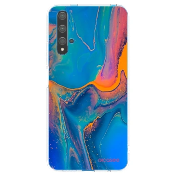 Picasee διαφανής θήκη σιλικόνης Huawei Nova 5T - Rainbow