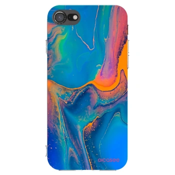 Picasee διαφανής θήκη σιλικόνης Apple iPhone SE 2020 - Rainbow