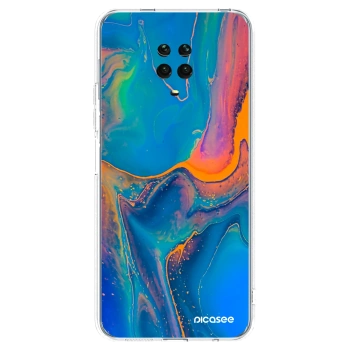 Picasee διαφανής θήκη σιλικόνης Xiaomi Redmi Note 9S - Rainbow