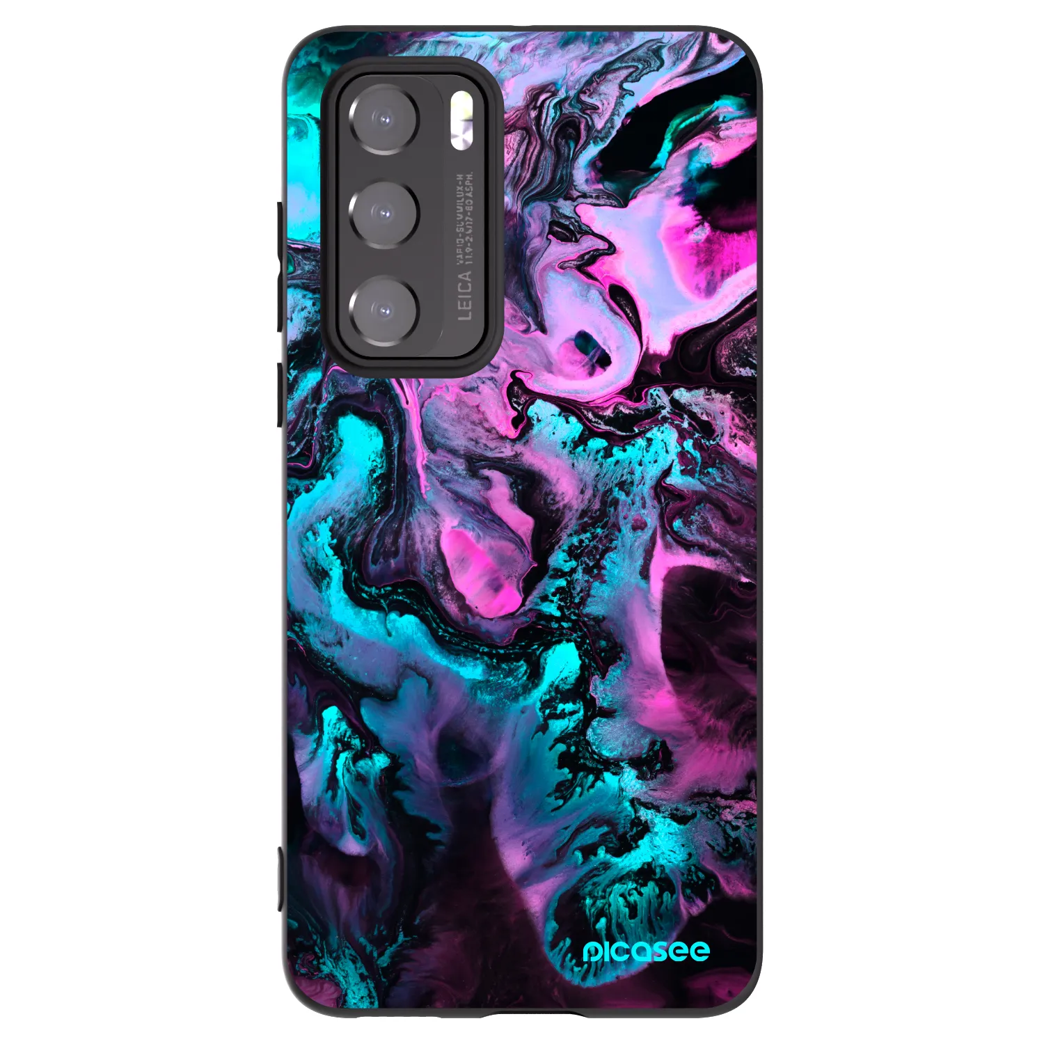 Picasee Μαύρη θήκη σιλικόνης για Huawei P40 - Lean