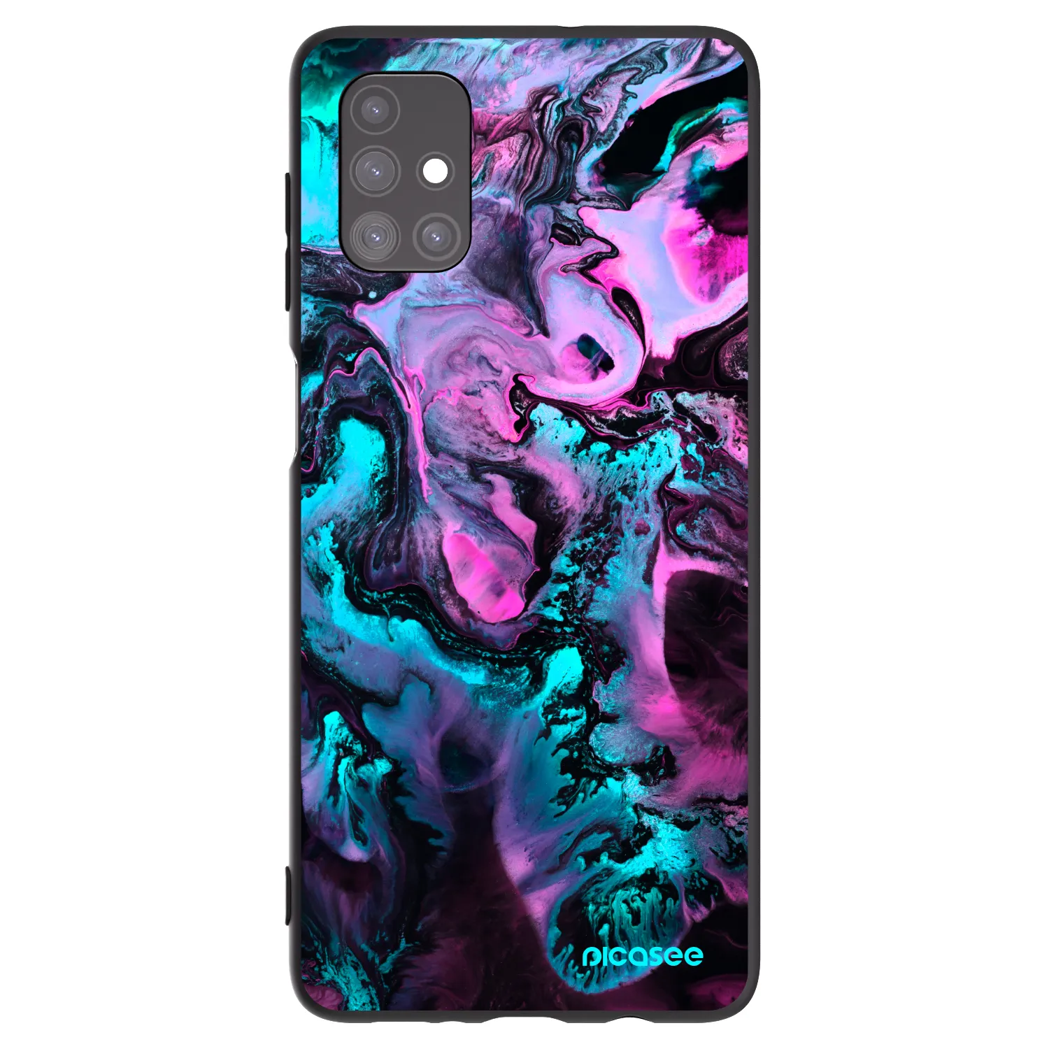 Picasee Μαύρη θήκη σιλικόνης για Samsung Galaxy M51 M515F - Lean