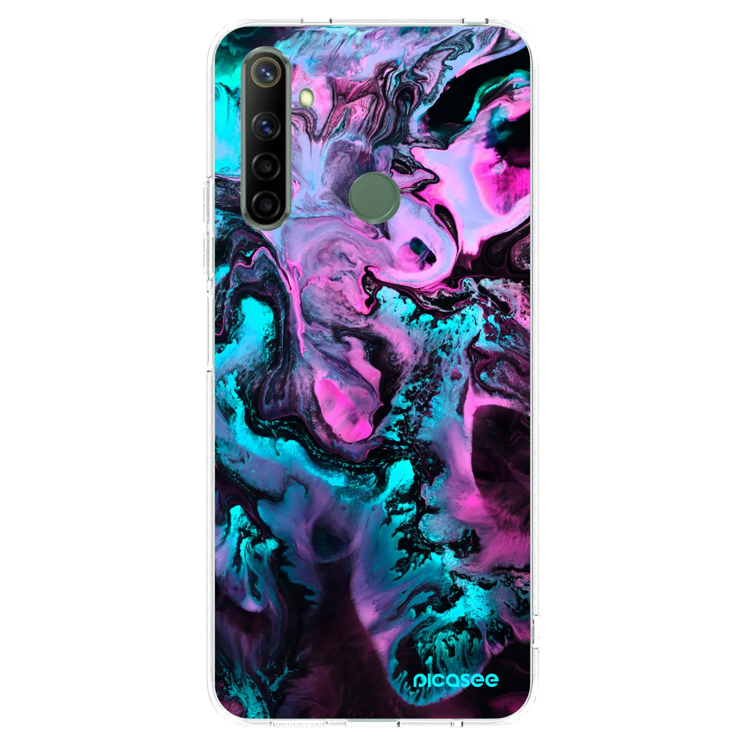 Picasee διαφανής θήκη σιλικόνης Realme 6i - Lean