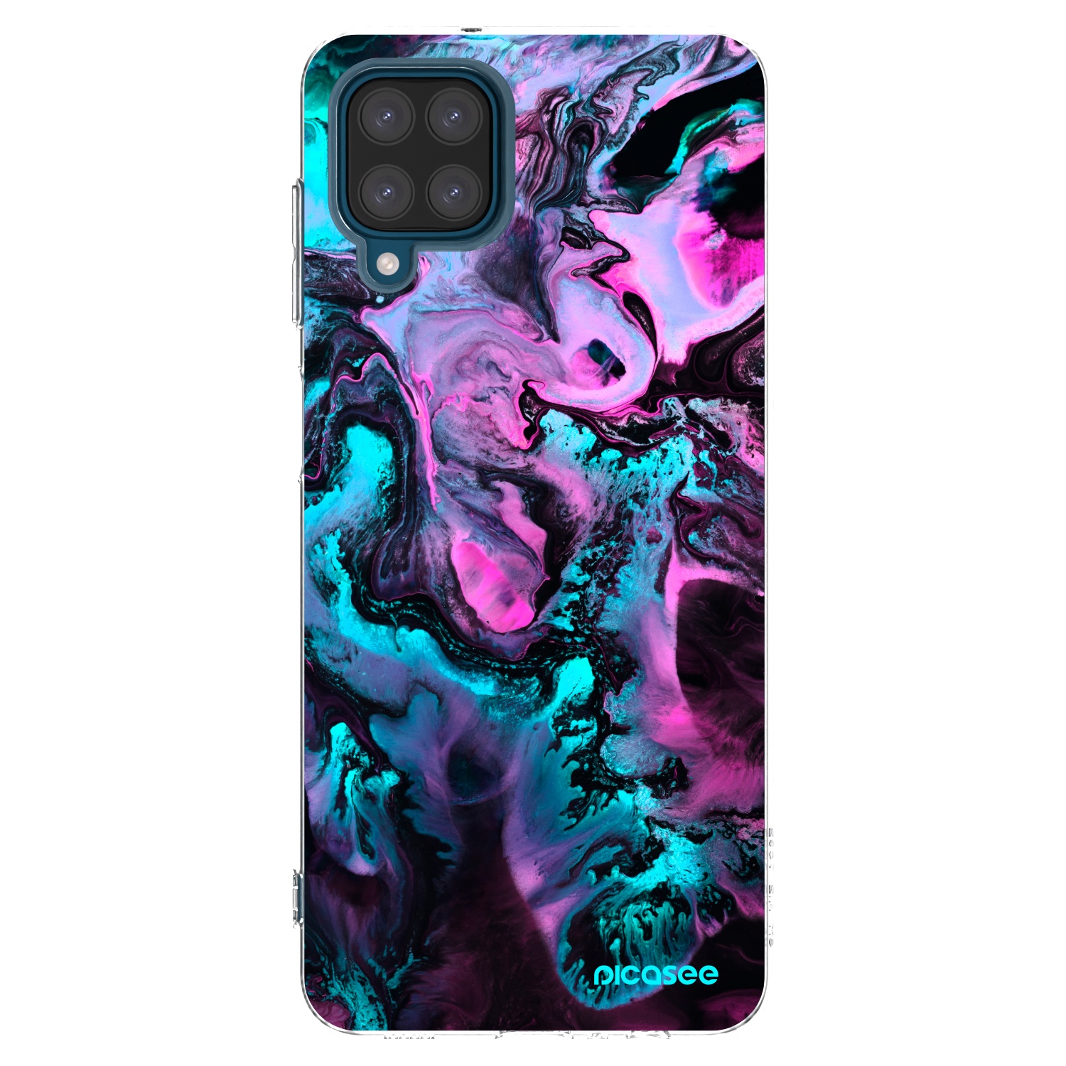 Picasee διαφανής θήκη σιλικόνης Samsung Galaxy A12 A125F - Lean
