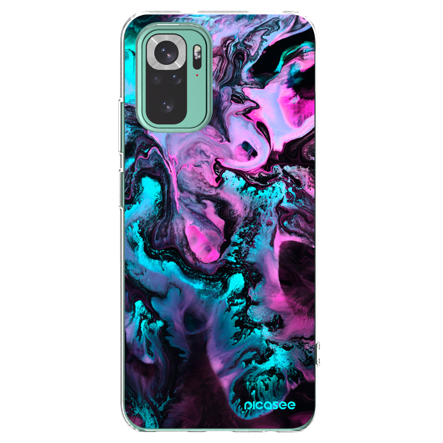 Picasee διαφανής θήκη σιλικόνης Xiaomi Redmi Note 10 Pro - Lean