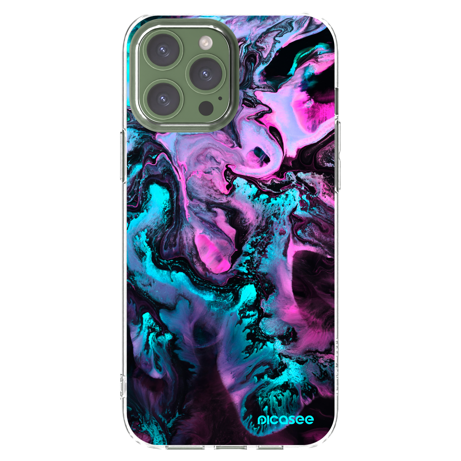 Picasee διαφανής θήκη σιλικόνης Apple iPhone 13 Pro Max - Lean