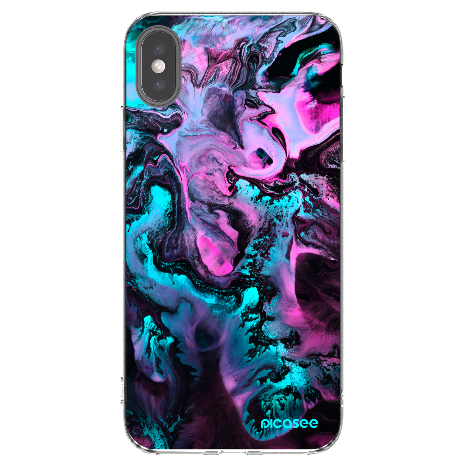 Picasee διαφανής θήκη σιλικόνης Apple iPhone XS Max - Lean