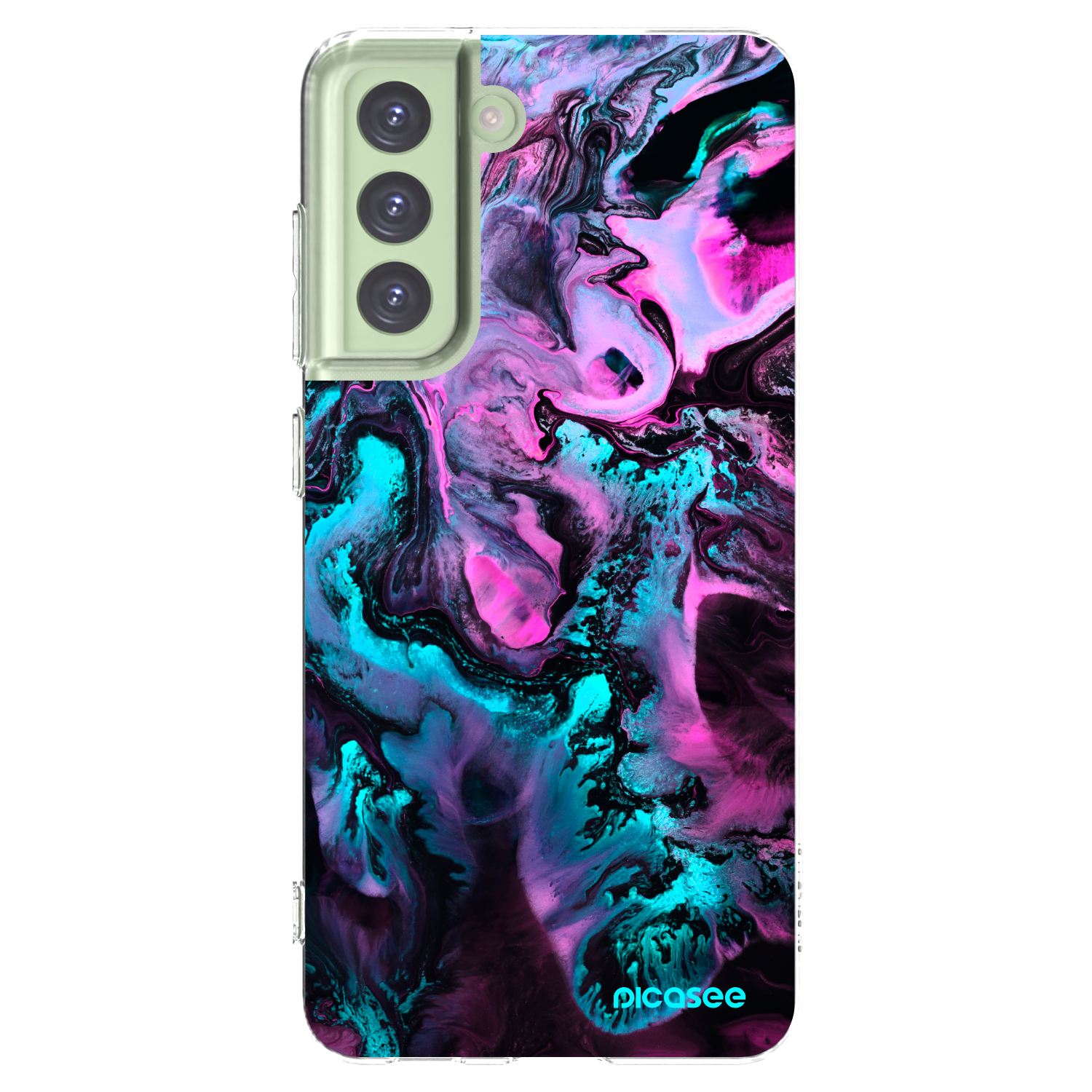 Picasee διαφανής θήκη σιλικόνης Samsung Galaxy S21 FE 5G - Lean