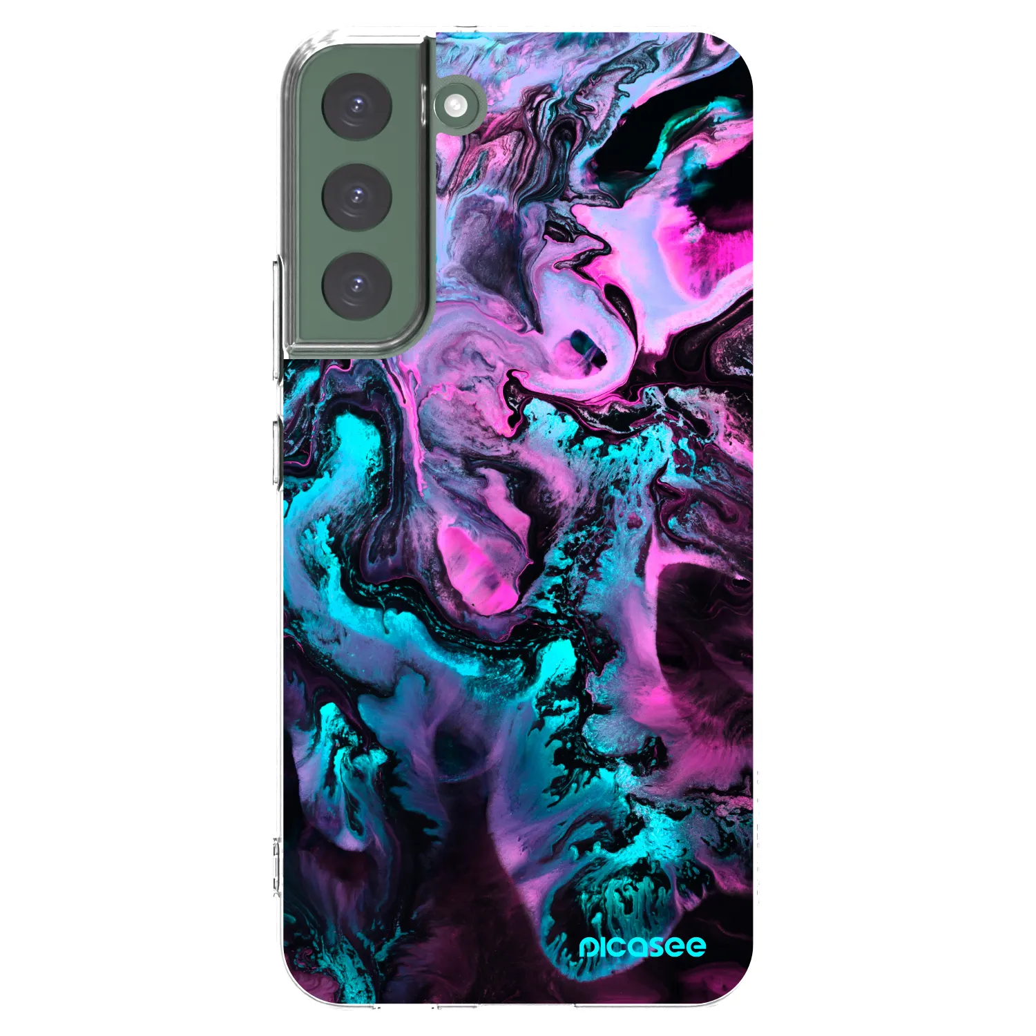 Picasee διαφανής θήκη σιλικόνης Samsung Galaxy S22+ 5G - Lean