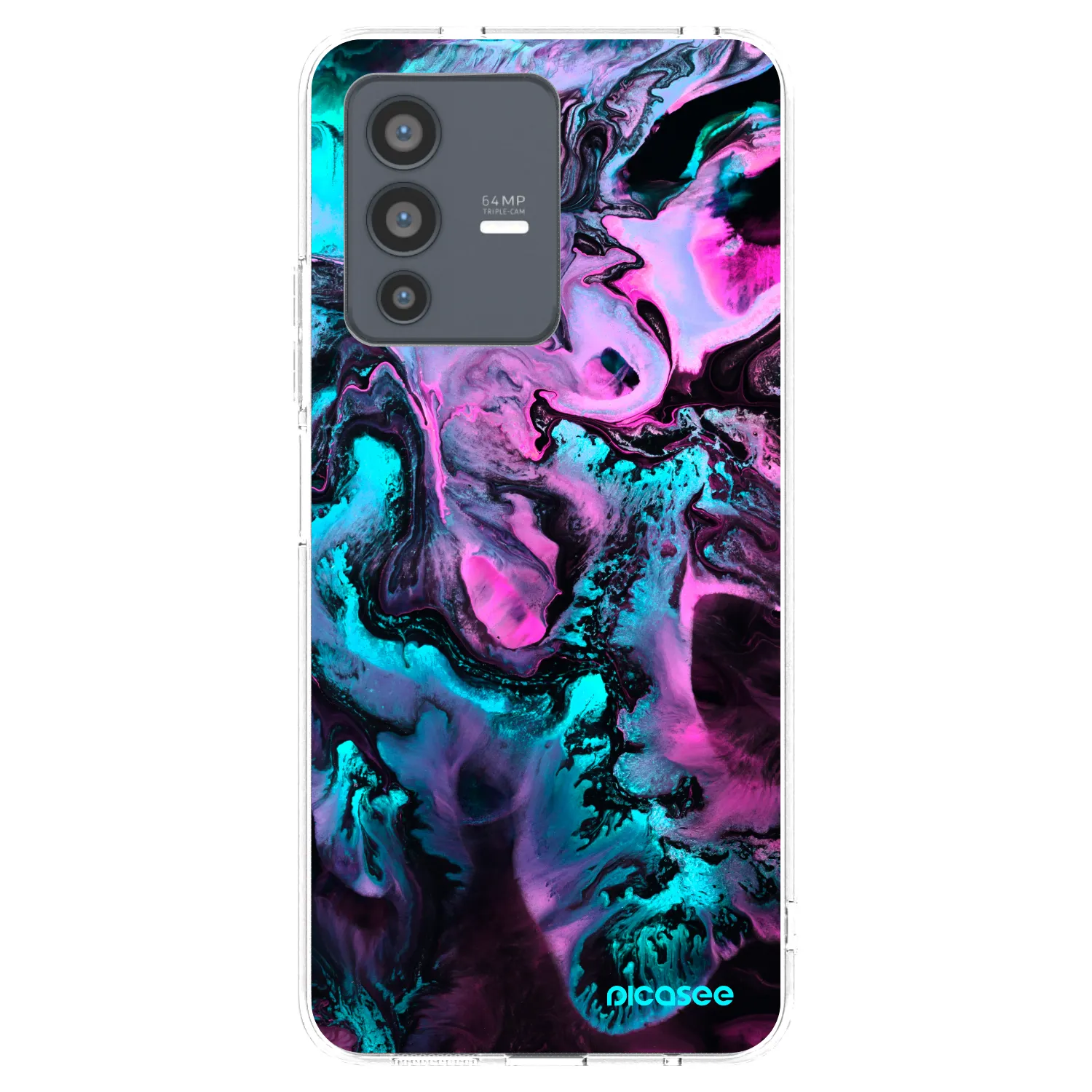 Picasee διαφανής θήκη σιλικόνης Vivo V23 5G - Lean