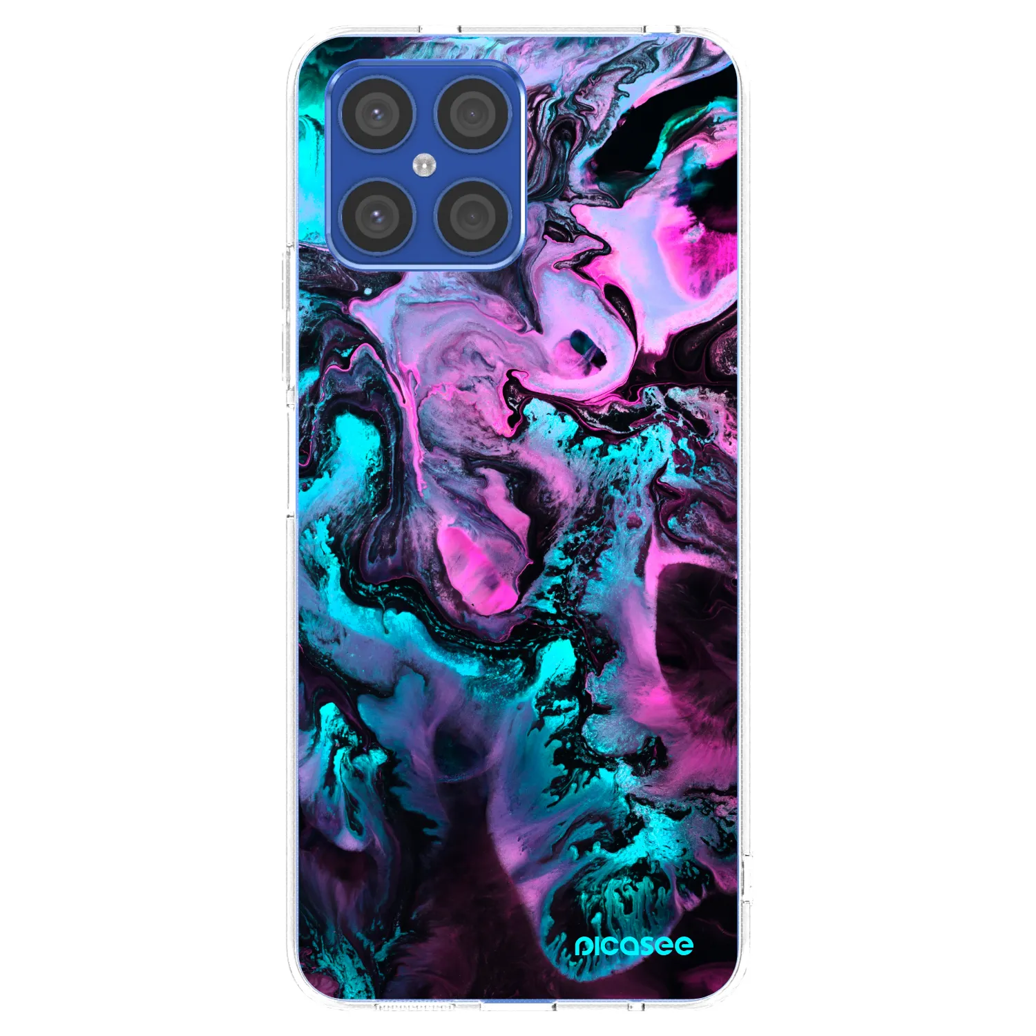 Picasee διαφανής θήκη σιλικόνης Honor X8 4G - Lean