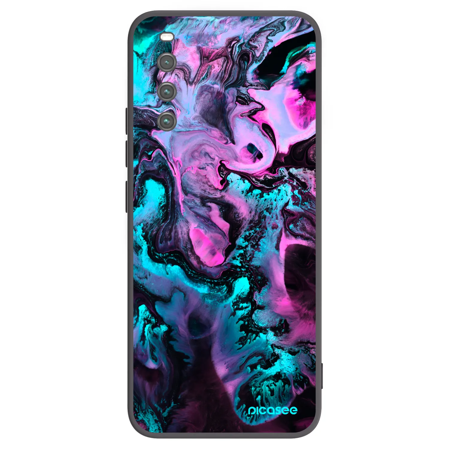 Picasee Μαύρη θήκη σιλικόνης για Sony Xperia 10 IV 5G - Lean