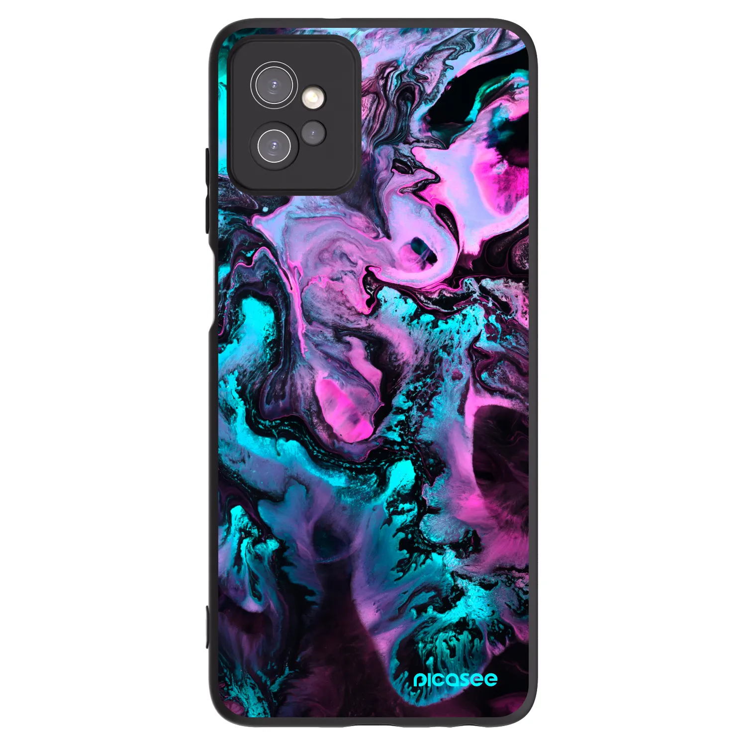 Picasee Μαύρη θήκη σιλικόνης για Motorola Moto G32 - Lean