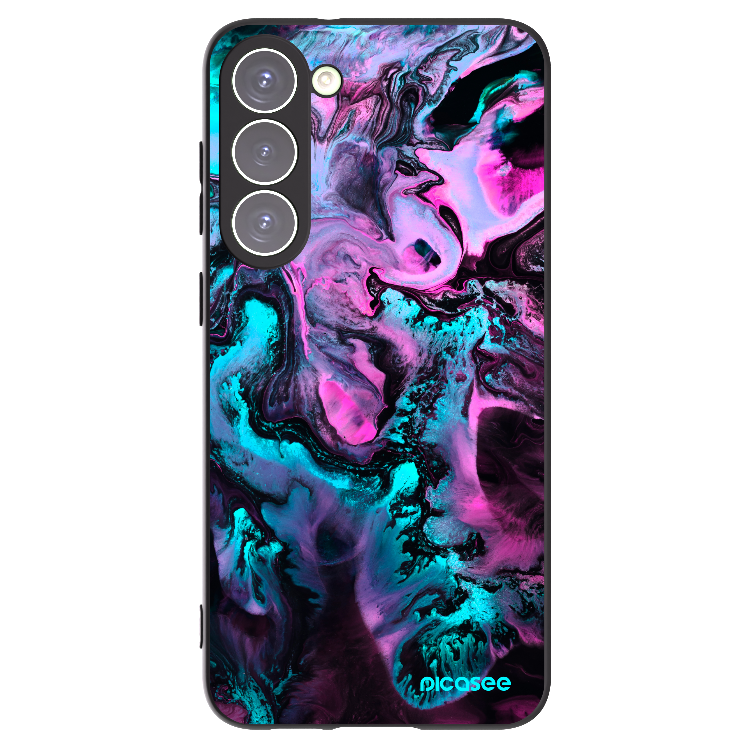 Picasee Μαύρη θήκη σιλικόνης για Samsung Galaxy S23+ 5G - Lean