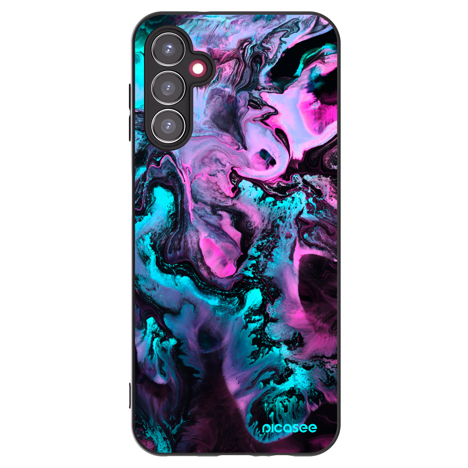 Picasee Μαύρη θήκη σιλικόνης για Samsung Galaxy A14 4G A145R - Lean