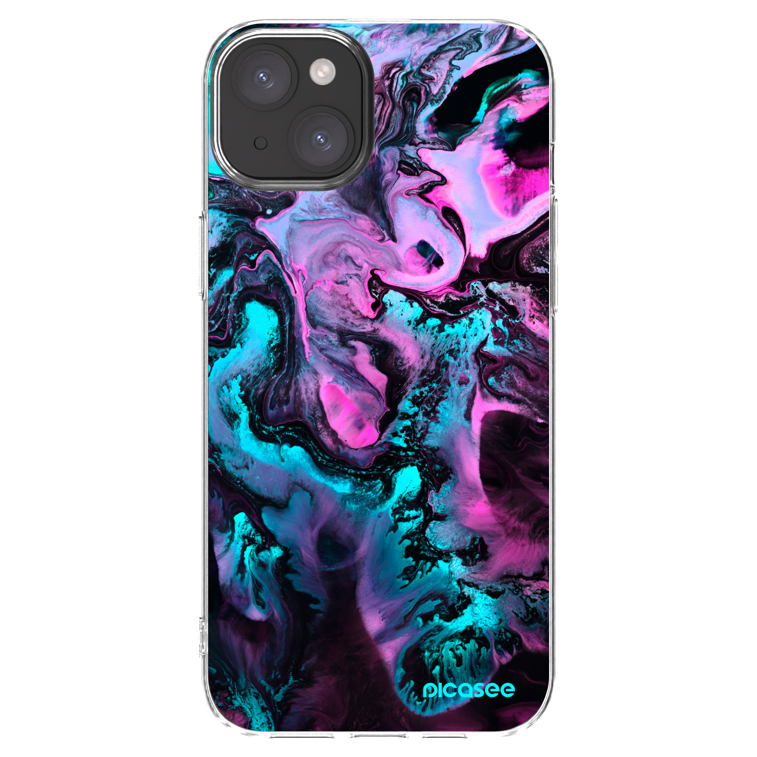 Picasee διαφανής θήκη σιλικόνης Apple iPhone 15 Plus - Lean