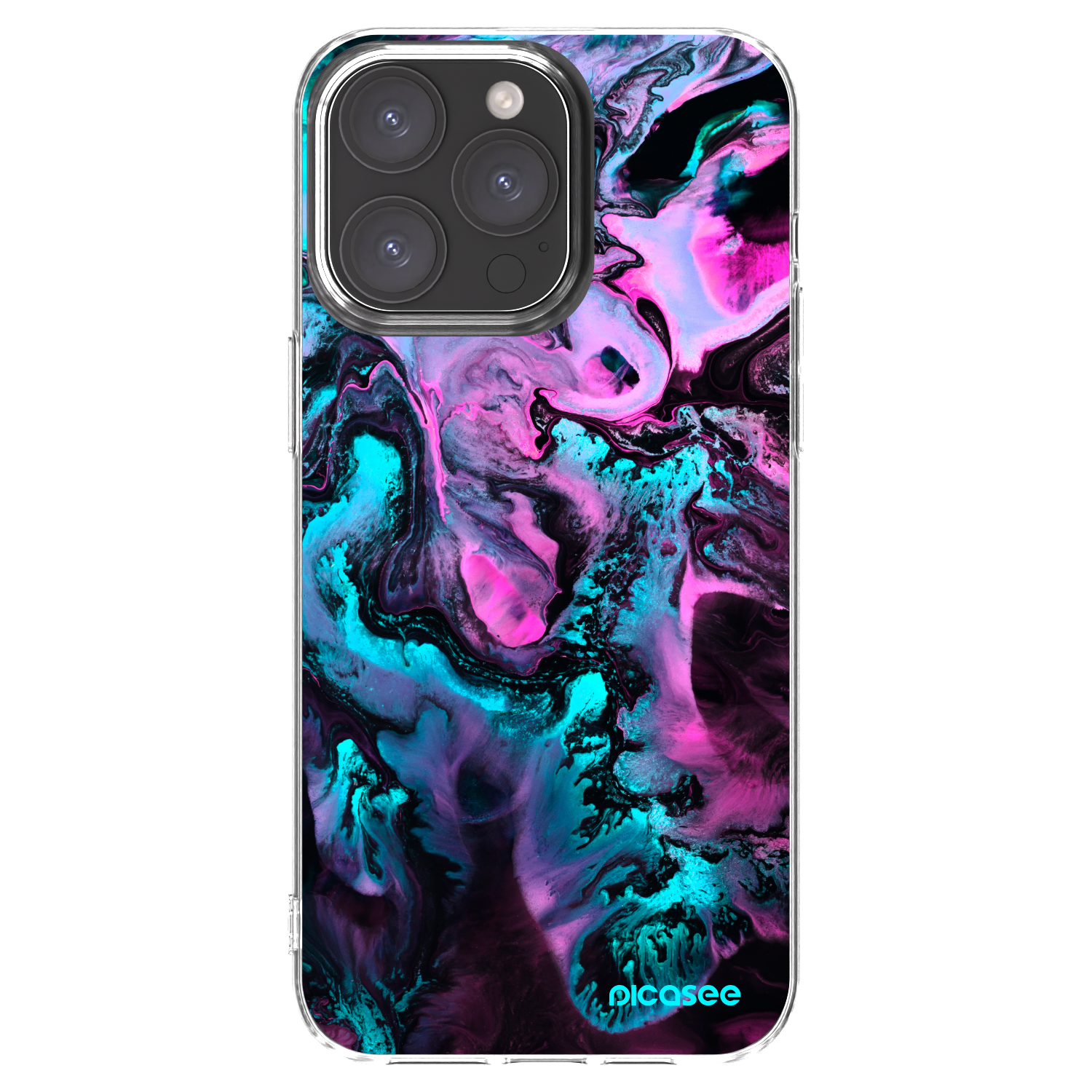 Picasee διαφανής θήκη σιλικόνης Apple iPhone 15 Pro Max - Lean