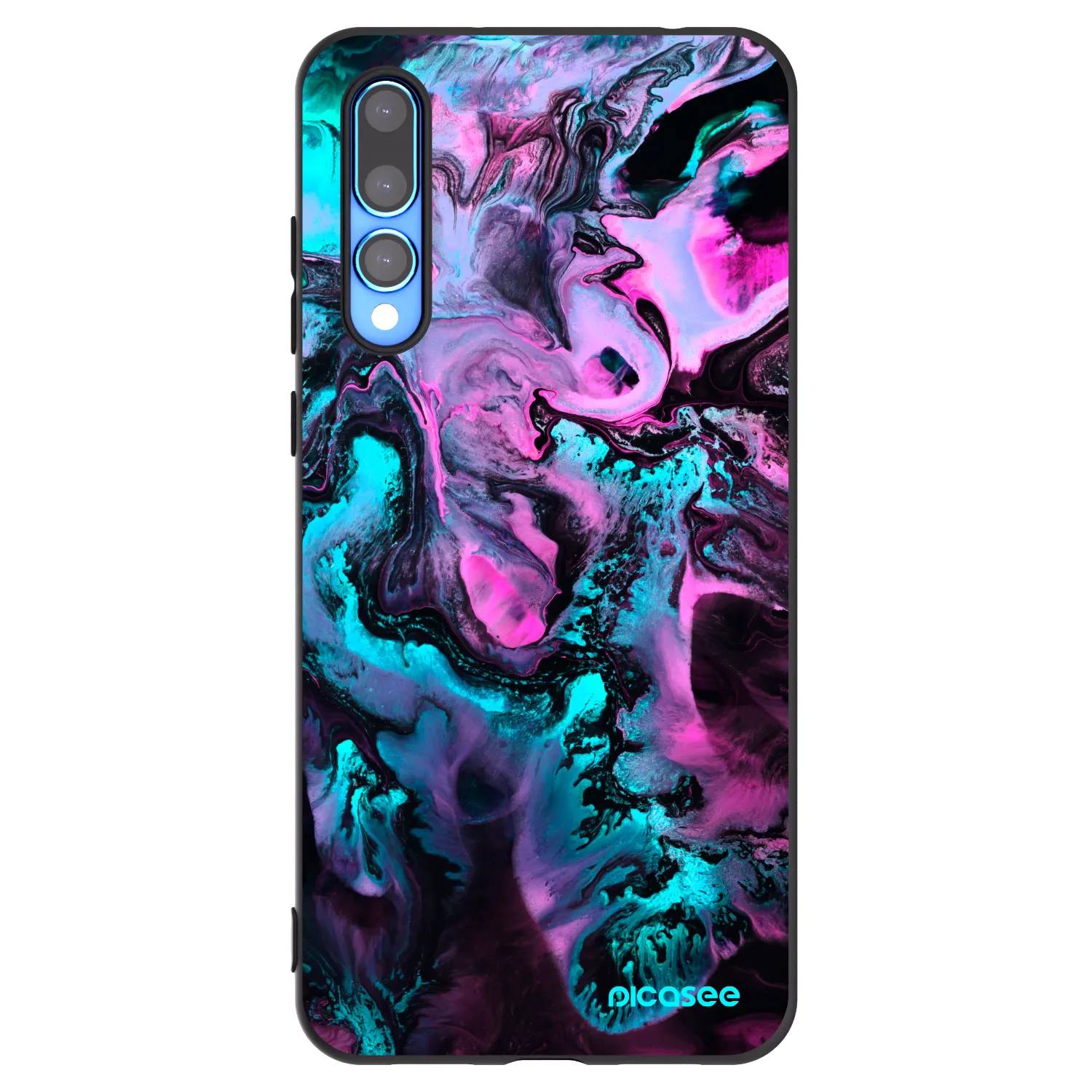 Picasee Μαύρη θήκη σιλικόνης για Huawei P20 Pro - Lean