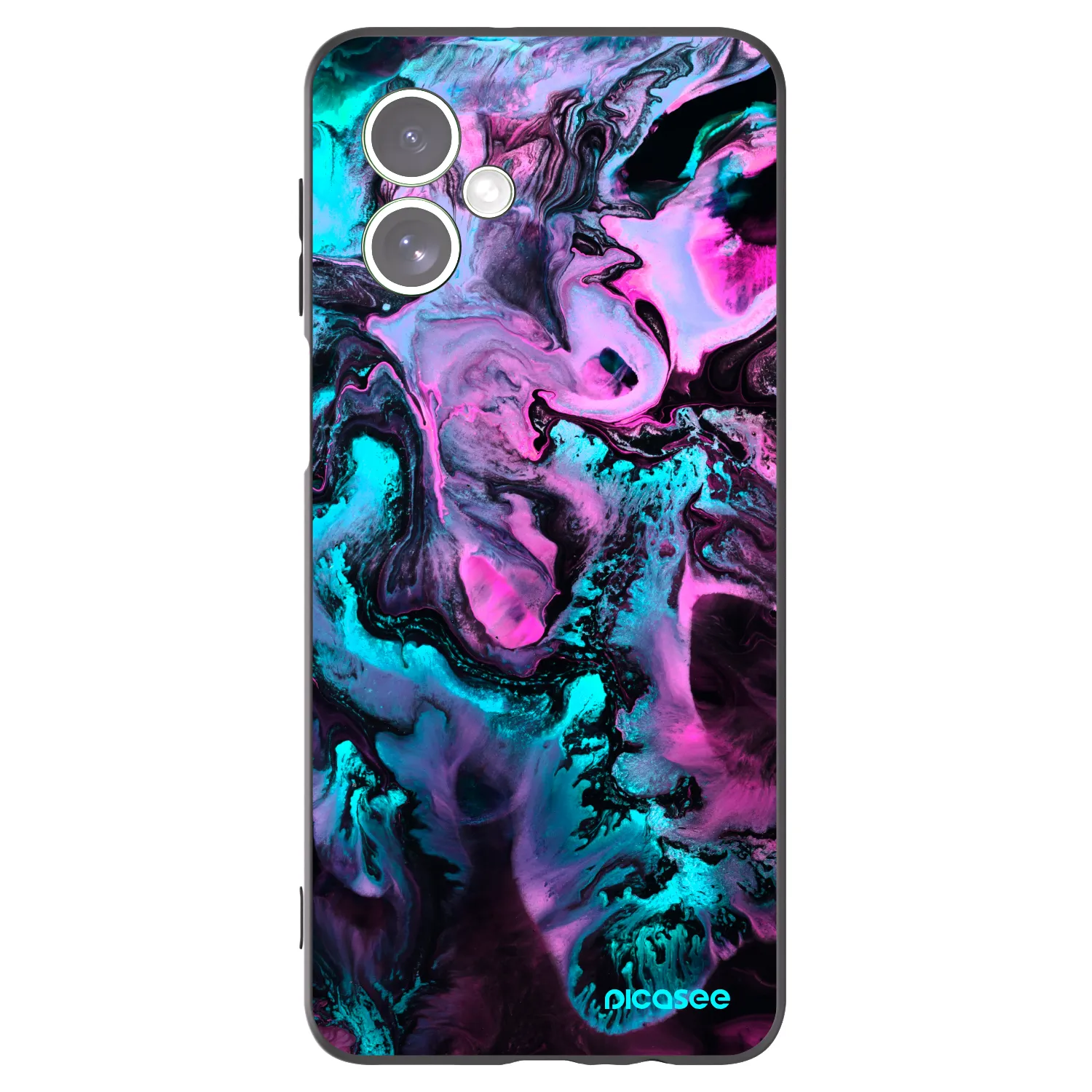 Picasee Μαύρη θήκη σιλικόνης για Motorola Moto G54 5G - Lean