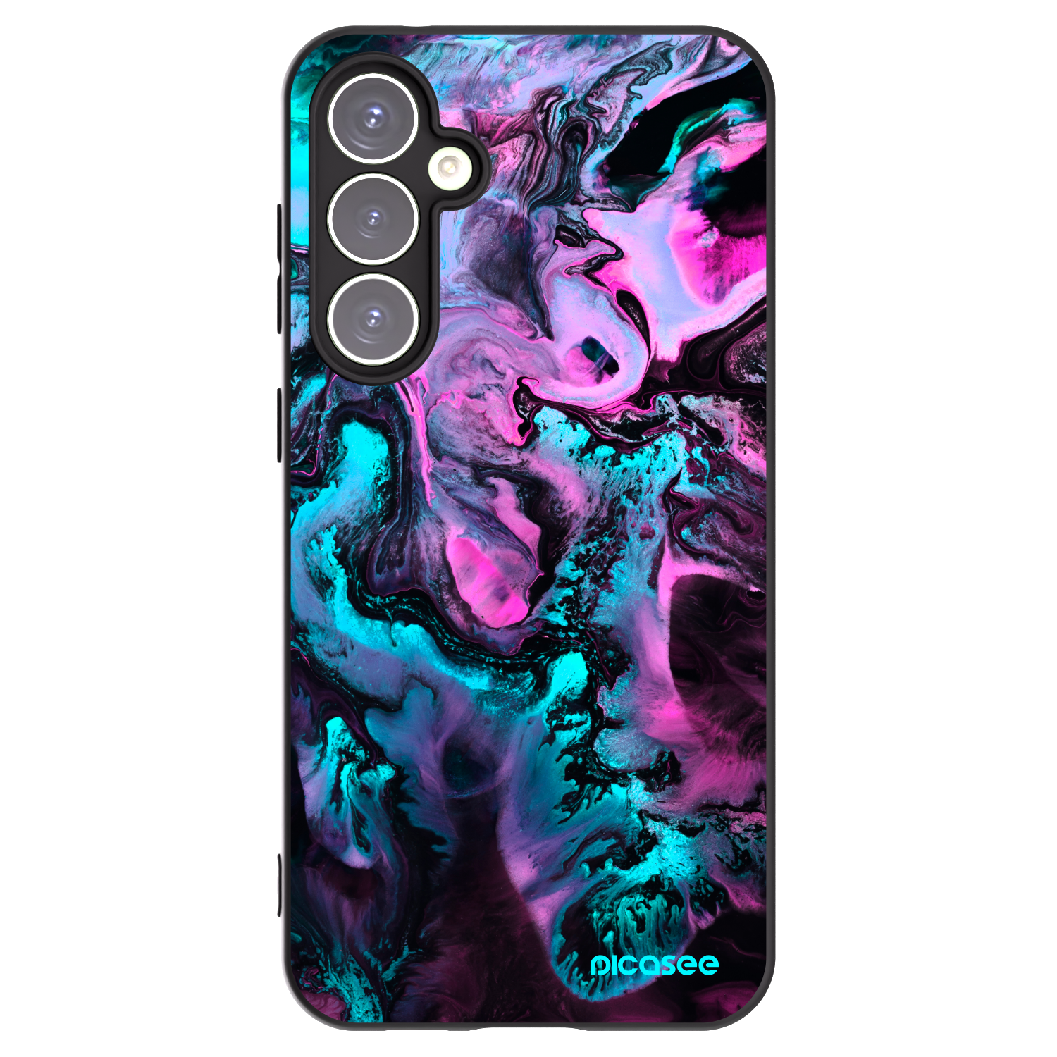 Picasee Μαύρη θήκη σιλικόνης για Samsung Galaxy S23 FE S711B - Lean
