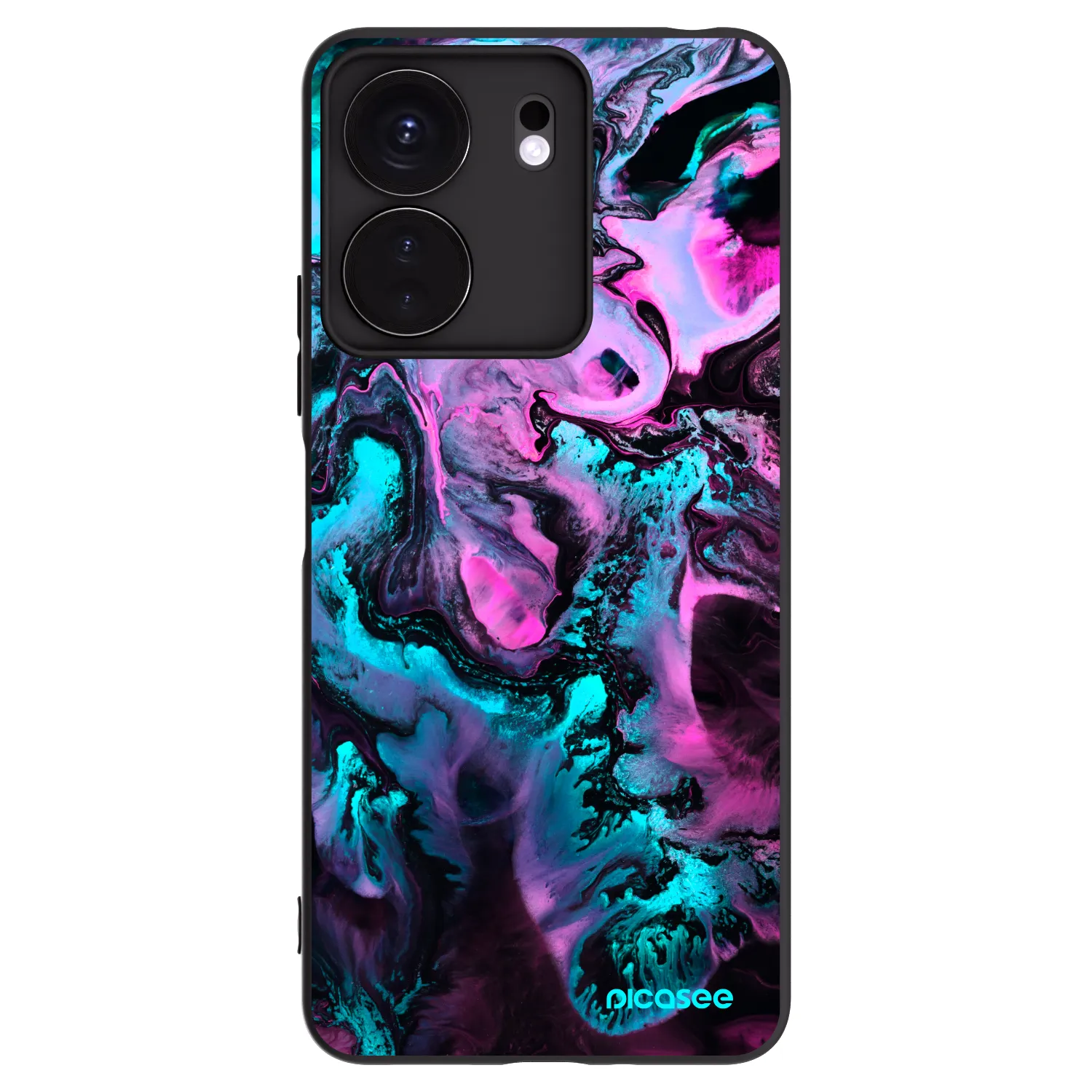 Picasee Μαύρη θήκη σιλικόνης για Xiaomi Redmi 13C 4G - Lean