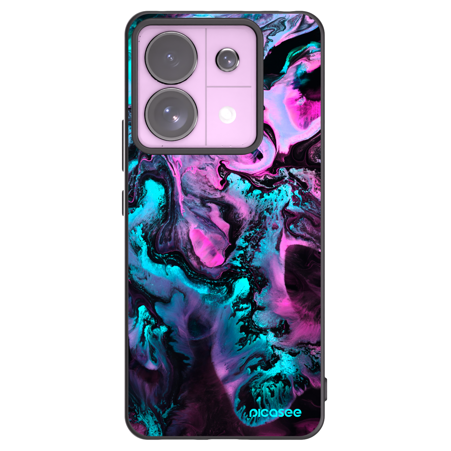 Picasee Μαύρη θήκη σιλικόνης για Xiaomi Redmi Note 13 Pro 5G - Lean