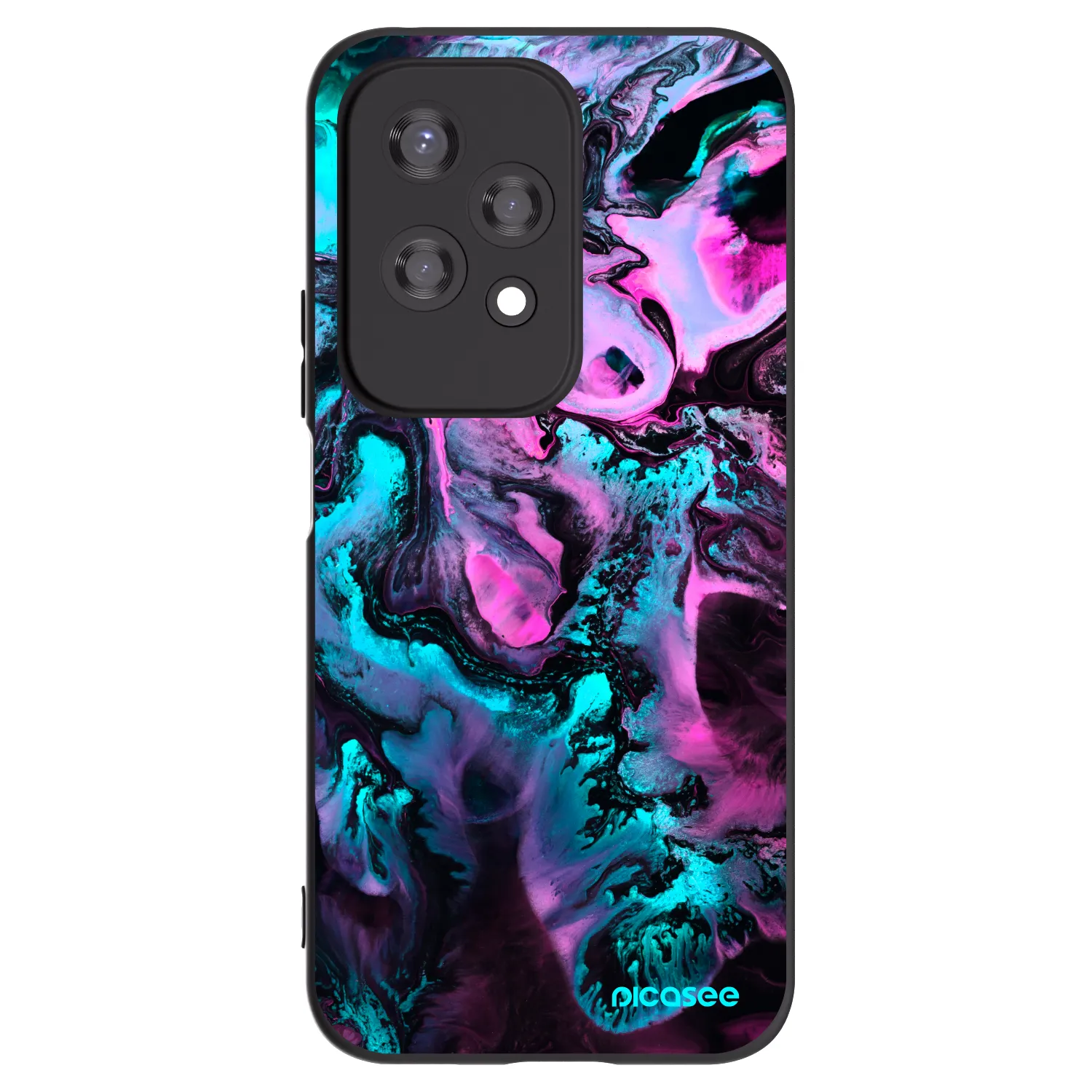 Picasee Μαύρη θήκη σιλικόνης για Honor 200 Lite - Lean