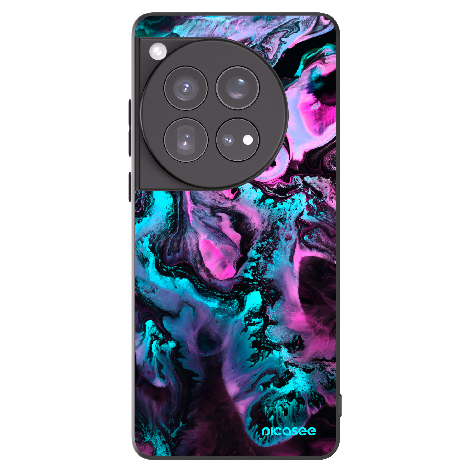 Picasee Μαύρη θήκη σιλικόνης για OnePlus 12 5G - Lean