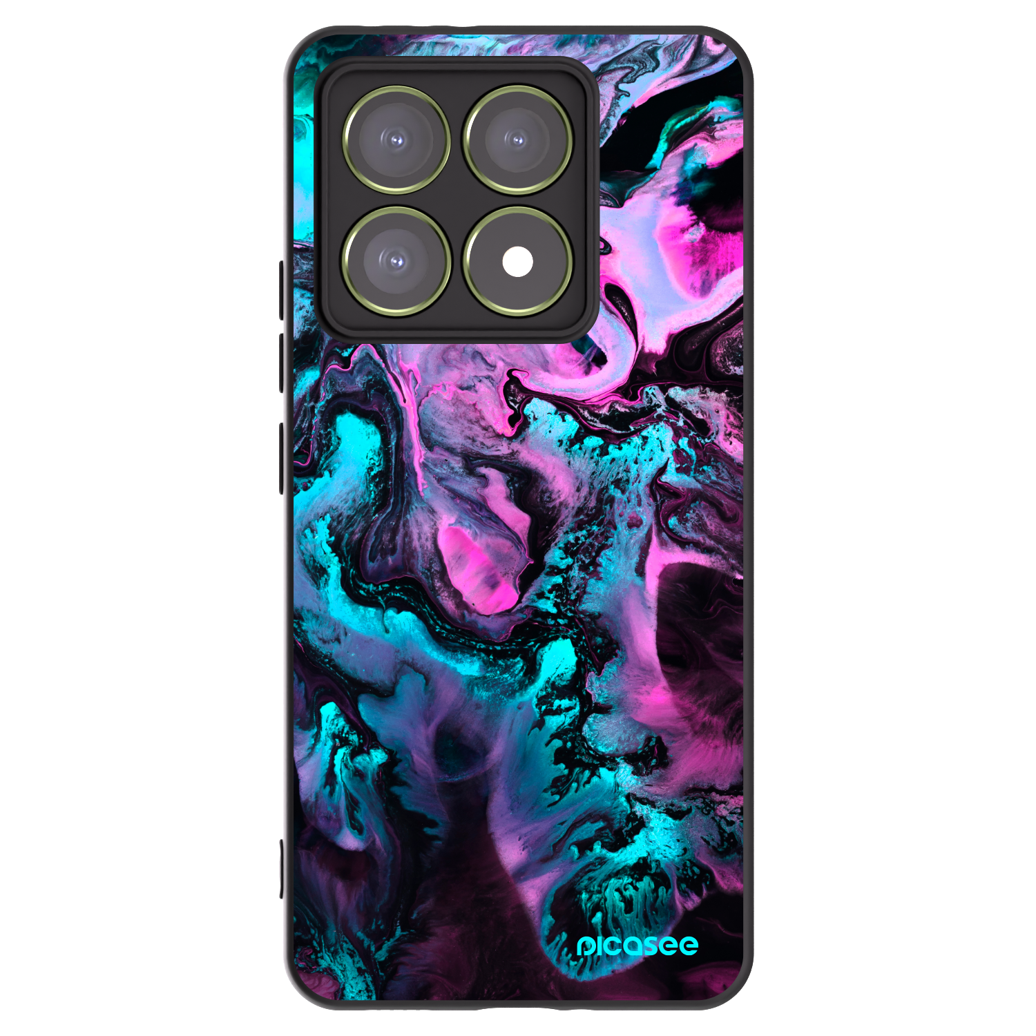 Picasee Μαύρη θήκη σιλικόνης για Xiaomi 14T - Lean