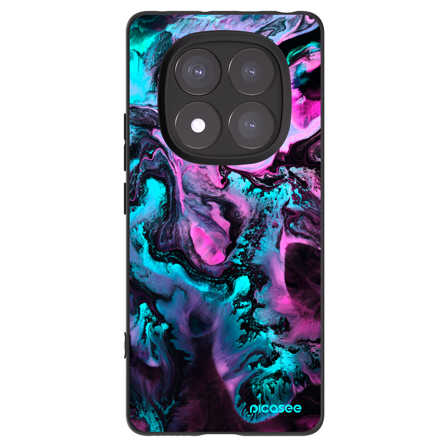 Picasee Μαύρη θήκη σιλικόνης για Xiaomi Redmi Note 14 Pro+ 5G - Lean