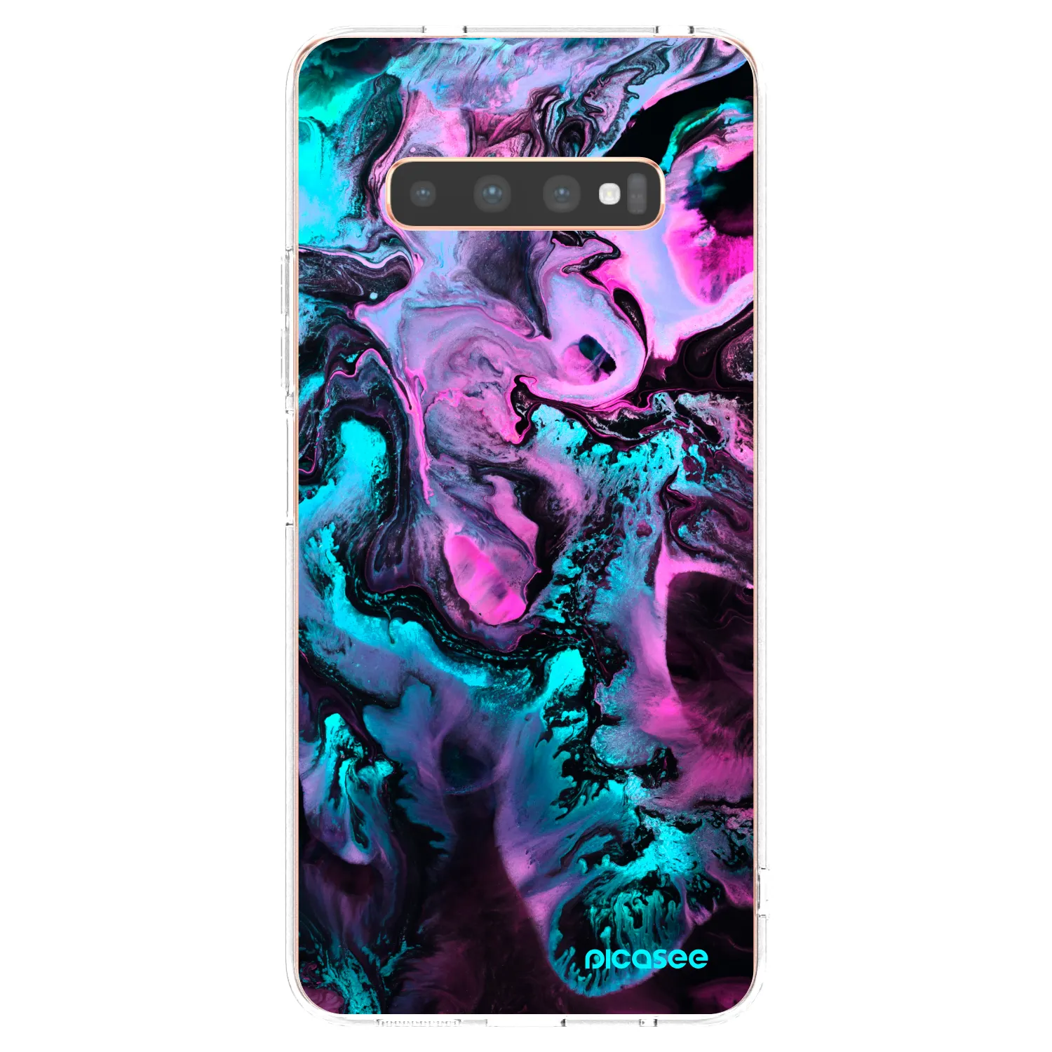 Picasee διαφανής θήκη σιλικόνης Samsung Galaxy S10 Plus G975 - Lean