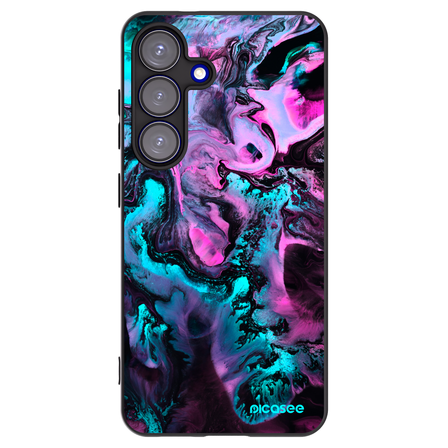 Picasee Μαύρη θήκη σιλικόνης για Samsung Galaxy S25 5G - Lean