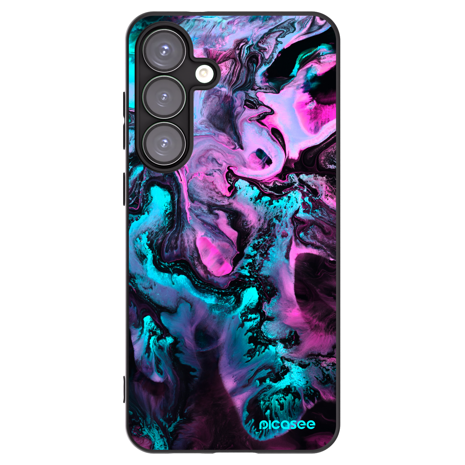 Picasee Μαύρη θήκη σιλικόνης για Samsung Galaxy S25+ 5G - Lean