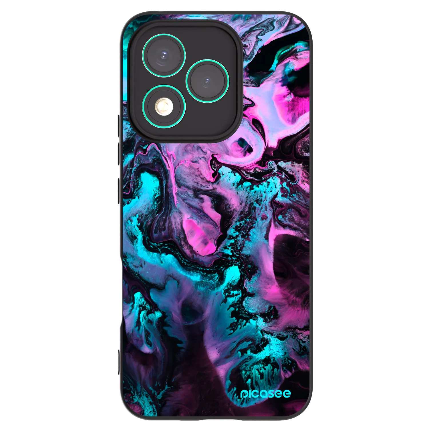 Picasee Μαύρη θήκη σιλικόνης για Honor 400 Lite 5G - Lean
