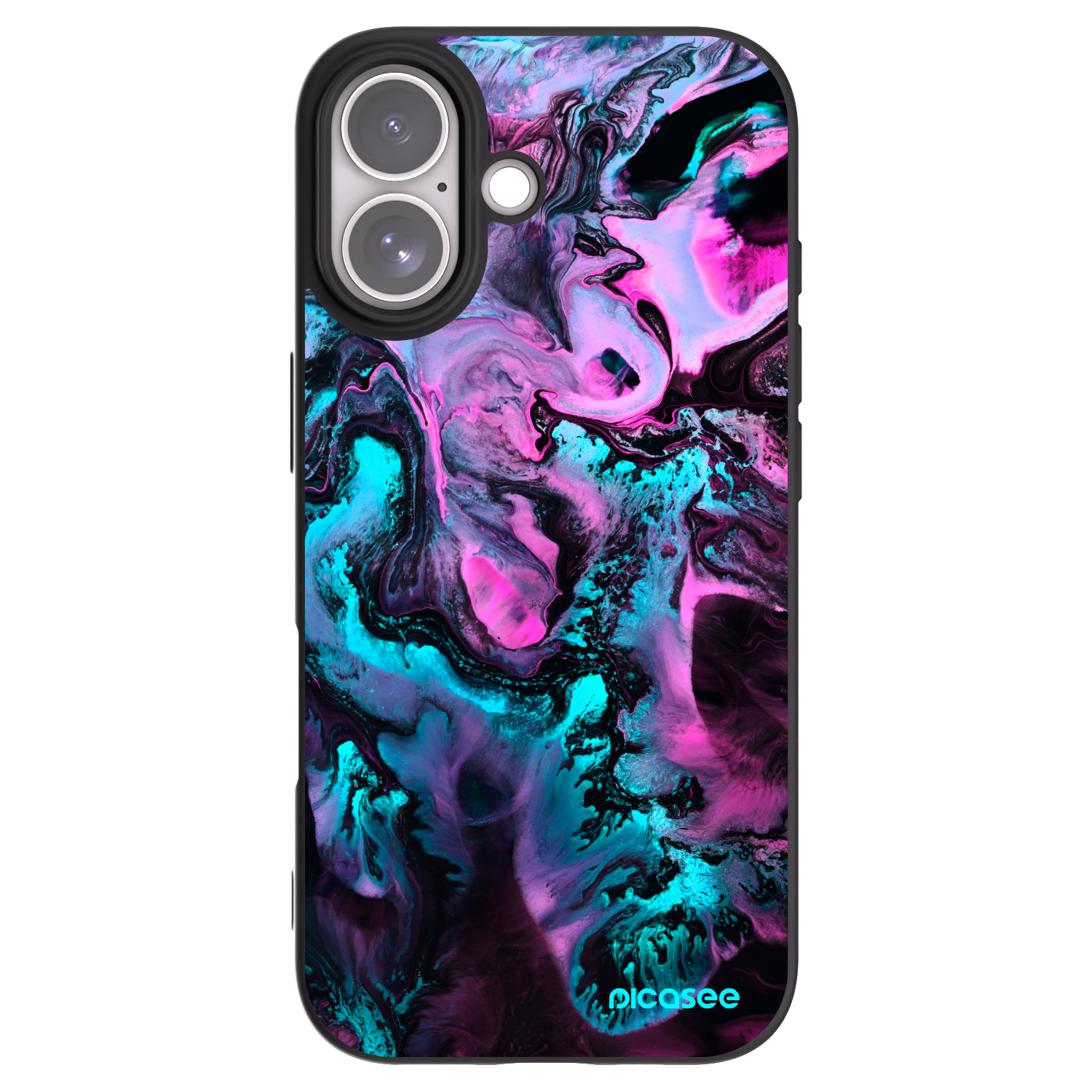 Picasee Μαύρη θήκη σιλικόνης για Apple iPhone 17 - Lean