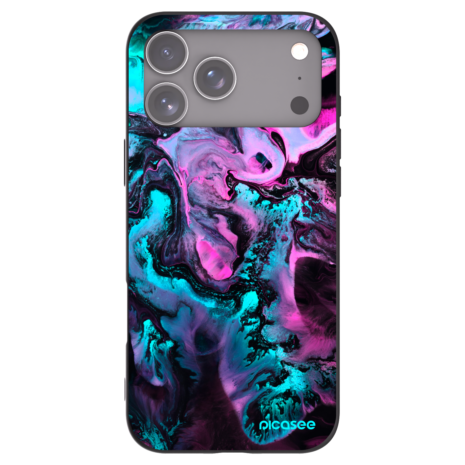 Picasee Μαύρη θήκη σιλικόνης για Apple iPhone 17 Pro Max - Lean