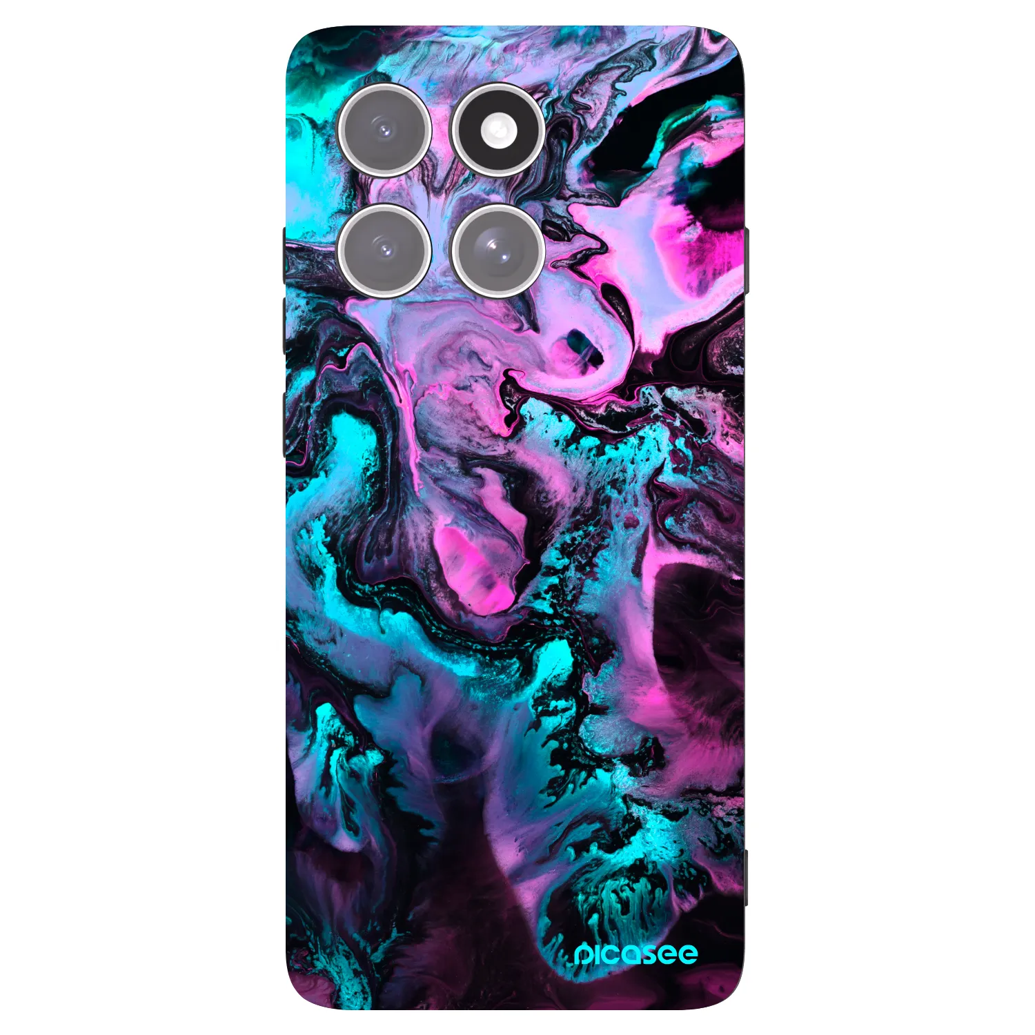 Picasee Μαύρη θήκη σιλικόνης για Motorola Edge 60 Pro - Lean