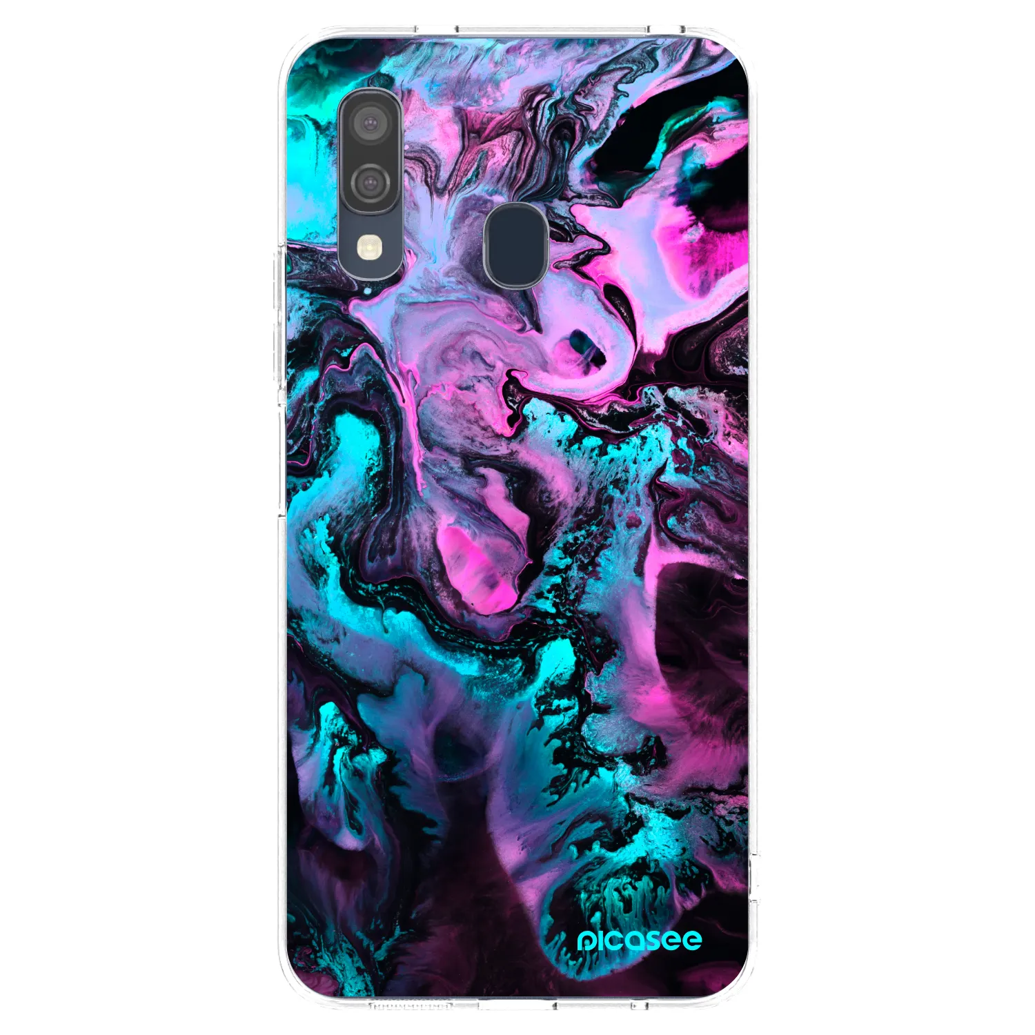 Picasee διαφανής θήκη σιλικόνης Samsung Galaxy A40 A405F - Lean
