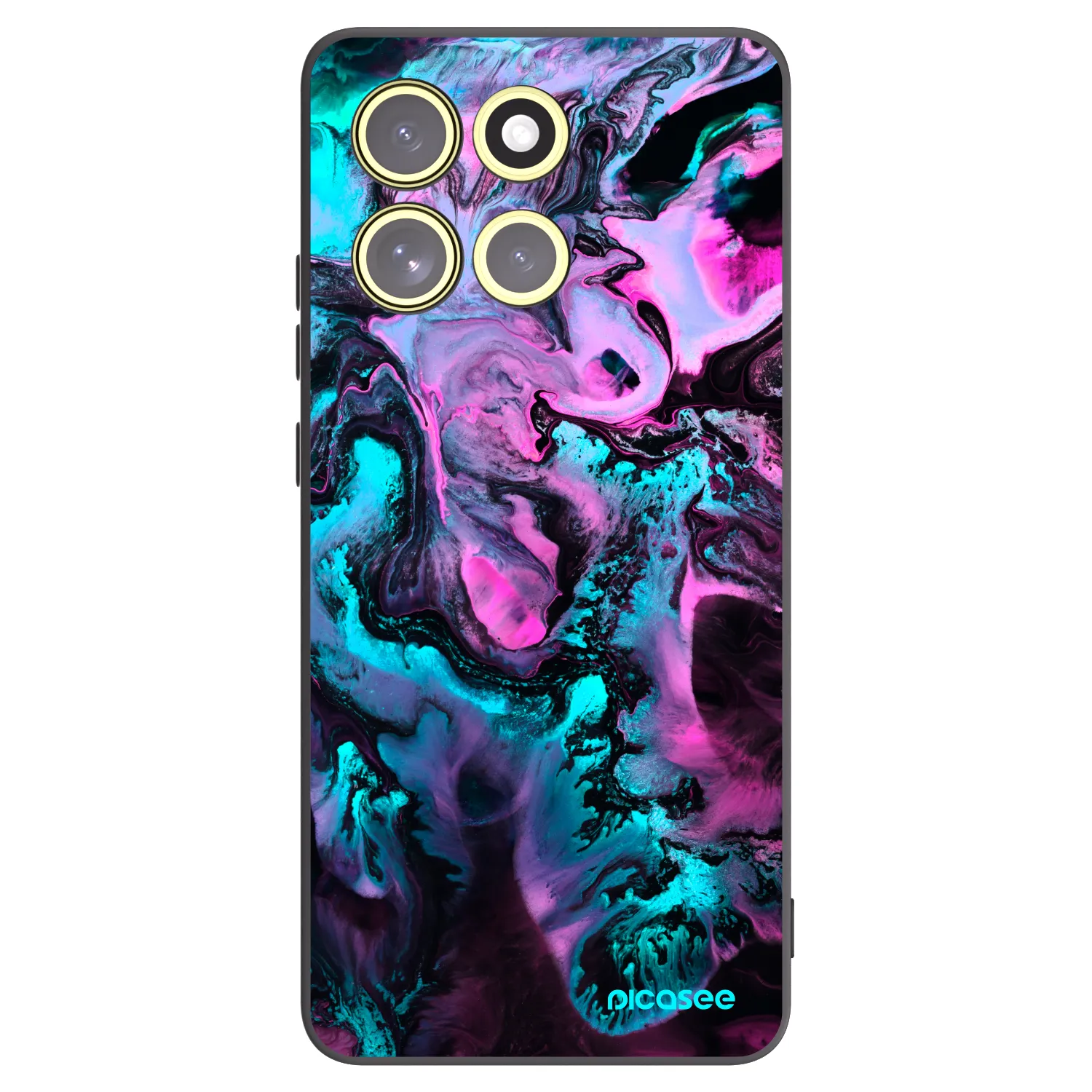 Picasee Μαύρη θήκη σιλικόνης για Motorola Moto G86 5G - Lean