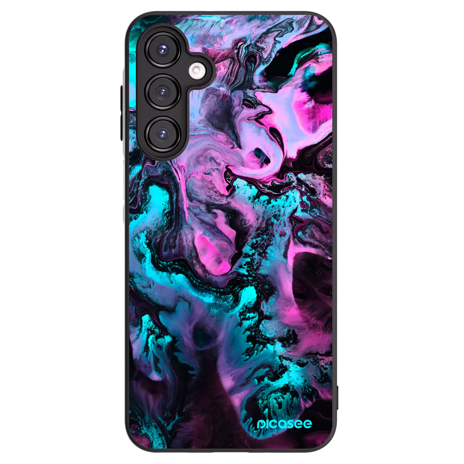 Picasee Μαύρη θήκη σιλικόνης για Samsung Galaxy A16 4G - Lean